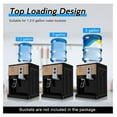 thumbnail image 4 of 5 Gallon Water Dispenser, Top Loading Hot Cold Water Dispenser for 1.2 to 5 Gallon Bottle, Practiacal Freestanding Countertop Water Cooler with 3 Temperature Setting for Home, Office, and School, 4 of 9