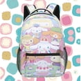 thumbnail image 7 of Cute Cartoon Anime Backpack Set Backpack for Outdoor Activities 15.8 inch, 7 of 7