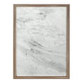 thumbnail image 2 of Kate and Laurel Blake Gray Marble Framed Printed Glass Dry Erase Wall Art by The Creative Bunch Studio, 18x24 Gold, Modern Wall Organizer, 2 of 8