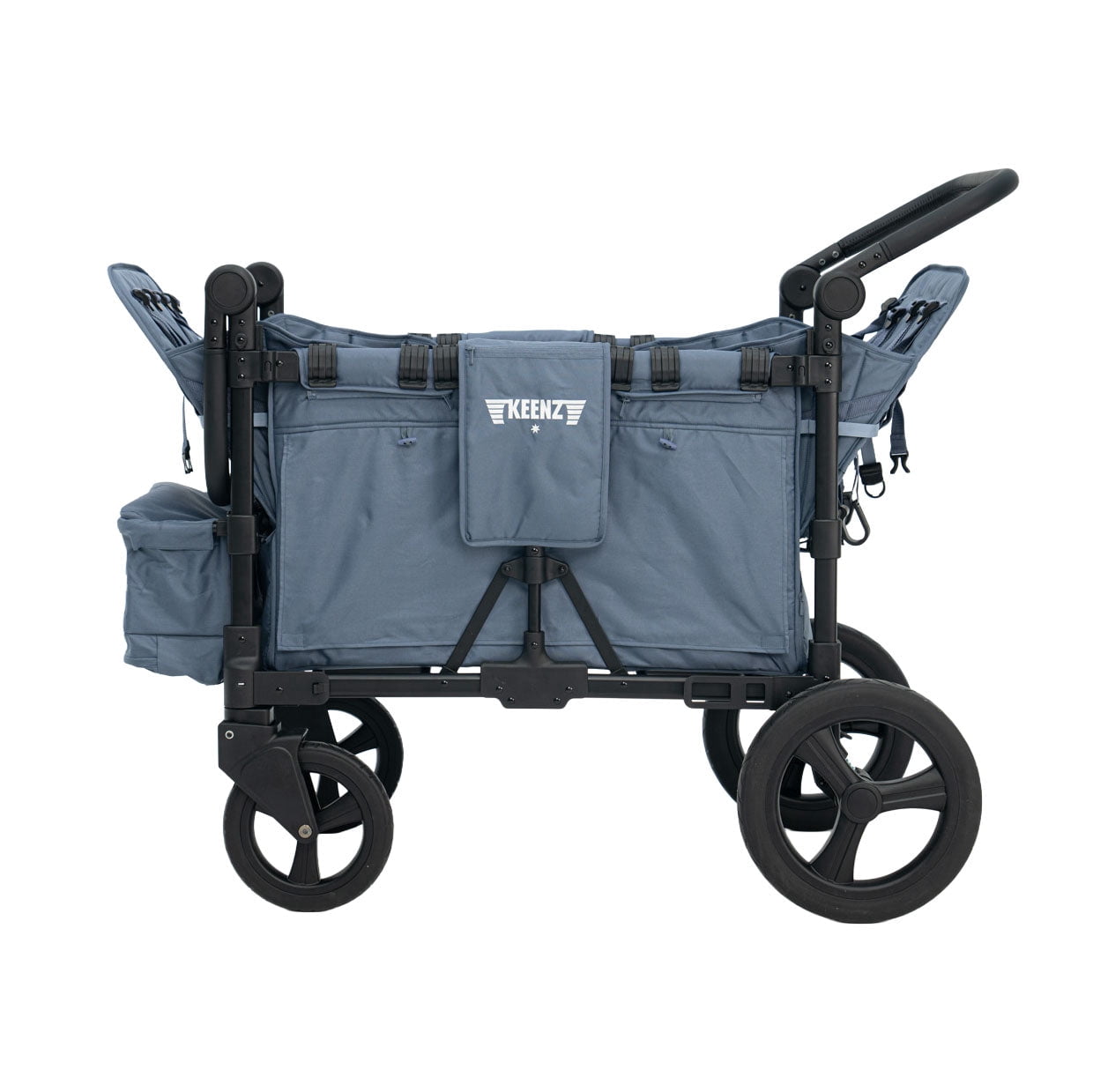 Keenz MOOV 4-Passenger Stroller Wagon – Full-Featured Comfort for Big Adventures | Blue