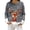 Grey, variant on Festive Print Cozy Crewneck Pullover For – Seasonal Holiday Sweater With Stylish Pattern For Casual Wear