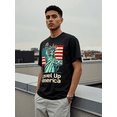 thumbnail image 6 of Men's 100% Cotton Short Sleeve Crewneck Graphic T-Shirt, Soft Breathable Moisture Wicking Casual Basic S-3XL, 6 of 7