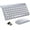 Silver, variant on LINLIN Wireless Keyboard & Mouse, Portable Wireless Keyboards and Mouse Combo 2.4G Full-size Quiet DPI Adjustable Mouse for Windows, Mac OS, Laptop Smart TV-UK Layout