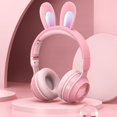 thumbnail image 1 of Auriculares inalámbricos Bluetooth con orejas de conejo, 1 of 5