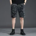 thumbnail image 3 of Pantalones cortos de mezclilla para hombre, bermudas de gran tamaño, pantalones cortos con gráficos de media longitud para hombre, pantalones vaqueros de gran tamaño, diseñador, tallas grandes ..., 3 of 4