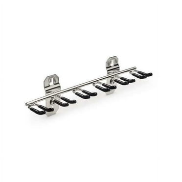 LocHook V66660 8.125 in. with 0.75 in. I.D. Vinyl Dipped Stainless Steel Multi-Prong Tool Holder for LocBoard