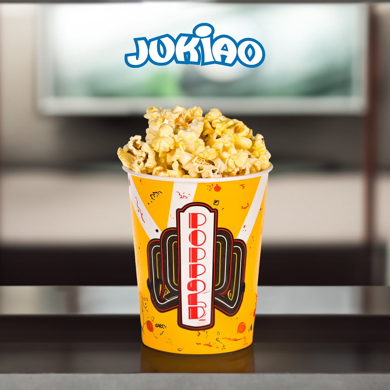 Jukiao Popcorn Butter Flavor Jumbo Size, 4.5 oz Bag