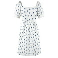 thumbnail image 6 of 2024 Dark Blue Stars Dress Women's summer long dress summer dress woman prom dress, 6 of 7
