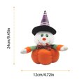 thumbnail image 2 of Muñeca Calabaza De Halloween Gnomos De Halloween Decoraciones Para El Hogar Muñeca De Peluche Blanca Y Bruja Calabaza Para Bandeja Escalonada Decoraciones Para La Mesa Del Hogar, 2 of 7