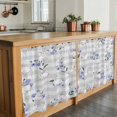 thumbnail image 6 of Easter Bunny Tier Curtains 24 Inch Length, Spring Purple Flower Rustic Farmhouse Grey Plaid Cafe Short Curtains for Bathroom Sink, Small Kitchen Curtain Light Filtering Drapes 2 Panels 27.5"Wx24"L, 6 of 8