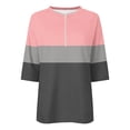 thumbnail image 5 of RQYYD Womens Sweatshirts Half Zip Fleece Pullover Tops Color Block Quarter Zipper Hoodies Fall Winter Clothes, 5 of 5