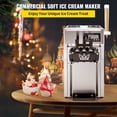 thumbnail image 3 of SHENGJINSH 3 Flavors Commercial Ice Cream Machine, 18L/H Yield, Ice Cream Maker with LED Display Screen 1200W, 3 of 12