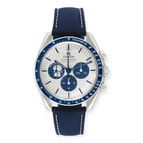 Pre-Owned Omega Speedmaster 310.32.42.50.02.001 Silver Snoopy Award Mens Moonwatch