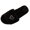 Black, variant on Women's Heart Accent Fuzzy Slippers Open Toe Cozy House Slides Soft Plush Indoor Footwear Trendy Winter Warm Slip On Shoes White Women Sandal