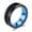 Blue, variant on PAURO Men's Stainless Steel Two-tone matte inlay ring Blue Size 11