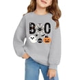 thumbnail image 4 of Halloween Hoodies For Kids Skeleton Pumpkin Print Long Sleeve Sweatshirts Boys Girls Fall Celebration Top, 4 of 4