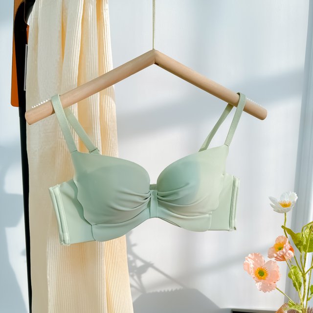 Ropa interior japonesa sexy para niñas, sujetador push-up de pecho pequeño sin aro de acero, sujetador superior fino inferior grueso para mujer