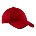 thumbnail image 2 of Port & Company   Sandwich Bill Cap-One Size (Red/Navy), 2 of 4