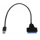 thumbnail image 2 of Cable USB3.0 a SATA 2.5 pulgadas HDD / SDD Adaptador de disco duro Convertidor de cable Negro 2.5 "Laptop HDD SSD 20cm de longitud Yuarrent DZ5435-00, 2 of 2