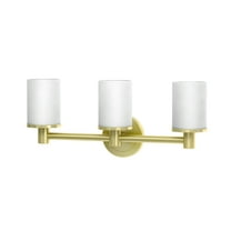 Gatco 1688 Latitude II Triple Sconce, Brushed Brass