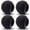 Black, variant on Walker Tennis Balls Precut Tennis Balls for Walkers 4PCS Walkers Legs Universal Precut Glide Balls,Heavy Duty Long Lasting Felt Pad Glide Coverings for Furniture Legs and Floor Protection