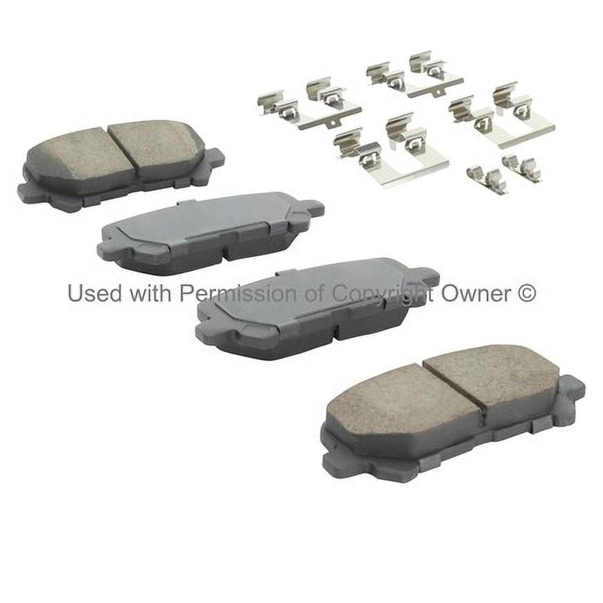 Mpa Electrical 1003-1281C Quality Built Disc Brake Pad Set   Black Series,