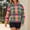 Green, variant on Womens Quarter Zip Sweatshirt Plaid Fleece Pullover Mock Collar Jacket,Sherpa Fuzzy Pullover Oversized Long Sleeve Sweatshirts Casual Fashion Stand Collar Coat Warm Fall Winter Tops