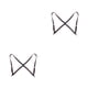 thumbnail image 4 of Minnieouse Unisex Brace Reemplazo de moda Coreano Easy Matching Adultos Portable Elástico Back Braces con 2 Clips Coffe Café 2piezas, 4 of 6