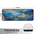 thumbnail image 5 of Kitchen Rugs Sets Of 2,Blue White Gold Marble Pattern Anti Fatigue Kitchen Mat Rugs Non Slip Washable,Decorative Kitchen Floor Mats for Kitchen,Sink,Laundry,17"x47"+17"x47", 5 of 5