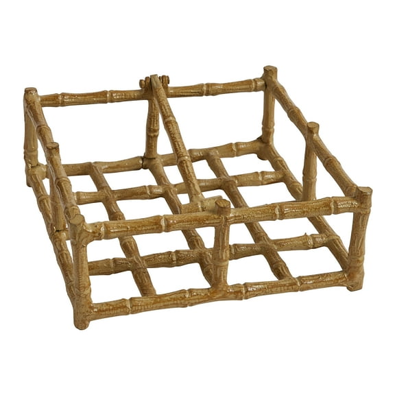 Park Designs Bamboo Cast Metal Beverage Napkin Holder