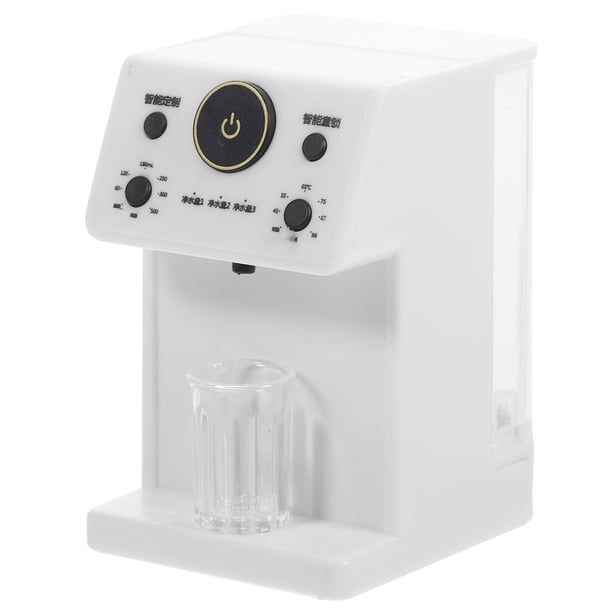 Casa de muñecas en miniatura, fuente de agua potable, modelo de escritorio, accesorio de cocina, juguete de simulación