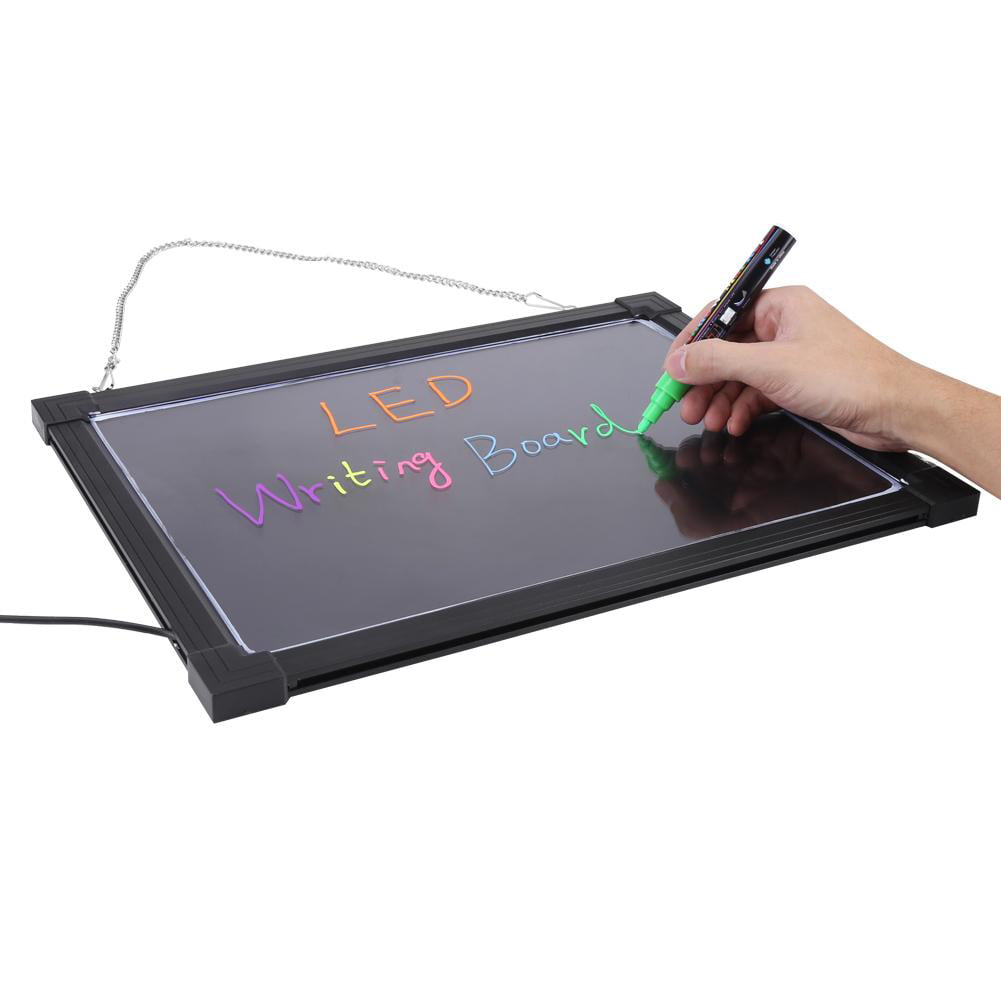 Erasable LED Light Drawing Message Advertizing Sign Writing Board Highlighter 
