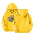 thumbnail image 6 of YunPes Girls Oversized Hoodie Leopard Pumpkin Graphic Sweatshirt Teen Kids Trendy Casual Pullover Top Halloween Party & Spring Fall Daily Wear, 6 of 6