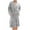 Gray 1, variant on Kaemgyyd Plus Size Robes for Women Mens Fuzzy Cozy Warm Lightweight Bathrobe Fleece Long Sleeve Sleepwear with Pockets Loungewear