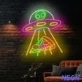 thumbnail image 5 of Handmadetneonsign Alien Pizza Abduction Neon Sign, Pizza UFO Led Sign, Italian Pizza Wall Art, Restaurant Wall Decor 77004, 5 of 5