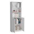thumbnail image 7 of Utah 3 Piece Living Room Set with 3 Bookcases, White, 7 of 7