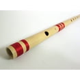 thumbnail image 2 of Professional Indian Bansuri Flute in Key of A, 22" L, 2 of 4