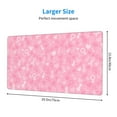 thumbnail image 2 of Sikiie Breast Cancer Awareness Mouse Pad, 16x29.5 Mousepad Desk Mat in Anti-Slip Rubber Mousepads Mat for Game Office Laptop Computer, 2 of 8