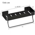 thumbnail image 2 of Shower Caddy Corner   Bathroom Shelf No Drilling Shower Shelf Wall Mounted Shower Caddy anti-rust space Aluminum Self Adhesive for toilet bathroom-Golden B_3 tier 35cm, 2 of 3