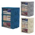 thumbnail image 2 of Primegos Non-Woven Storage Bag Dust Moisture-Proof Clothes Quilts Pillows Organizer Foldable Space-Saving Design Storage Pouch, 2 of 8