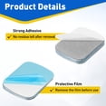 thumbnail image 3 of 50pcs Adhesive Metal Plate for Phone Magnet (2.6 Inch) - Rectangular Iron Stickers Universal Plates Sheets for Magnetic Car Mount Holders/Phone Case/Wall, 3 of 7