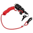 thumbnail image 2 of Sidaley Llave de interruptor de encendido con montaje de bloqueo de cordón de seguridad, interruptores ligeros de reparación profesional Bombillas para automóviles, 2 of 6