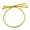 Gold, variant on Stretch Loops with Pre-Tied Bows from Elastic Ribbon String for Gifts, Boxes, Tags; Pack of 100 (Gold, 6 Inches)