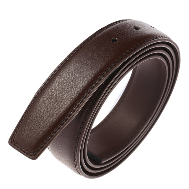 fastboy Stylish And Durable Strap Suitable For Men Of All Ages Wonderful For DIY Crafts Belts Without Buckle Coffee