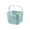 Light blue, variant on Basket,Storage Basket,Portable Shower Caddy Tote,Plastic Storage Collapsible Basket with Handles,Box Organizer Bin for Bathroom,Kitchen,College Dorm,Gym,Medium