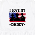 thumbnail image 4 of Inktastic Military Dad I Love My Daddy Girls Toddler Dress, 4 of 5