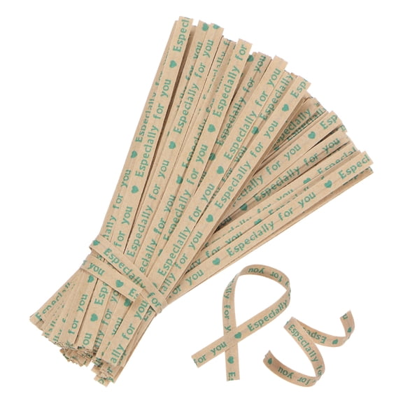 700Pack Kraft Paper Twist Ties, 9cm/ 3.5 Inch Bread Twists Tie Colored Twisty-Ties Green