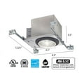 thumbnail image 3 of juno lighting ic1led g4 06lm 120 frpc 30k, 90cri - 4" ic-rated new construction recessed housing, 120v, bright white, 3 of 5