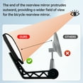 thumbnail image 6 of EVNELE HD Glass Bike Mirror, Rotatable Bicycle Mirror for Handlebar, Adjustable Bar End Bike Rear View Mirror, Scratch Resistant (1 Pair), 6 of 6
