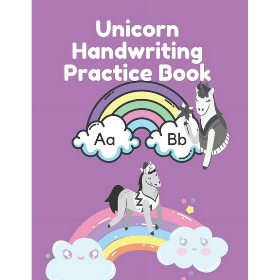 Unicorn Handwriting Practice Book: Handwriting Workbook for Girls to Practice Letter Tracing (Paperback)